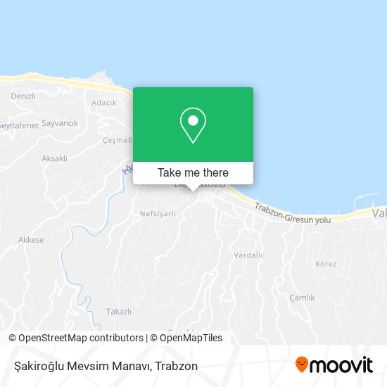 Şakiroğlu Mevsim Manavı map