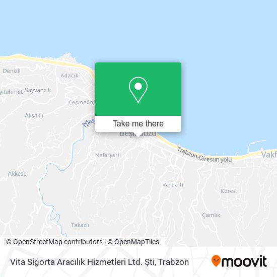 Vita Sigorta Aracılık Hizmetleri Ltd. Şti map