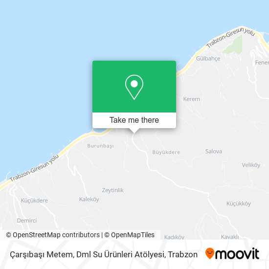 Çarşıbaşı Metem, Dml Su Ürünleri Atölyesi map