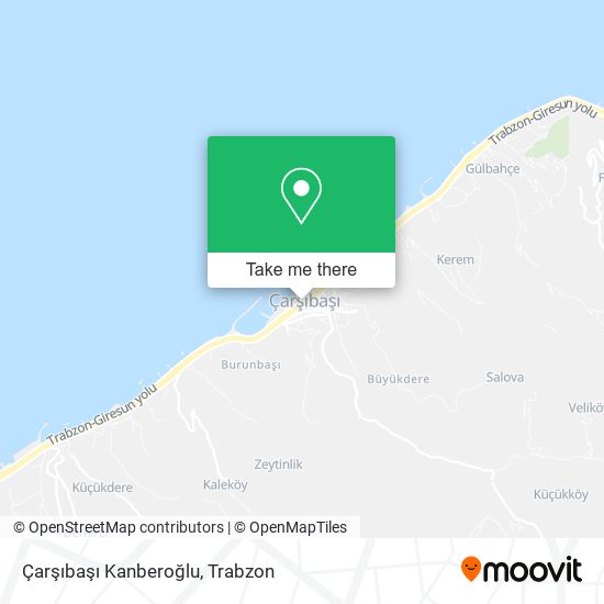 Çarşıbaşı Kanberoğlu map