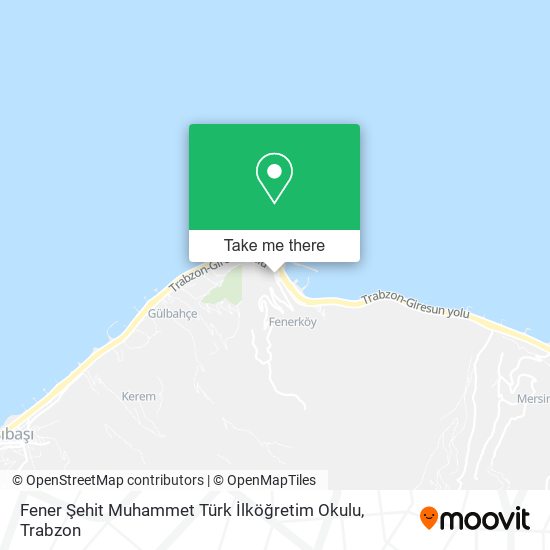 Fener Şehit Muhammet Türk İlköğretim Okulu map