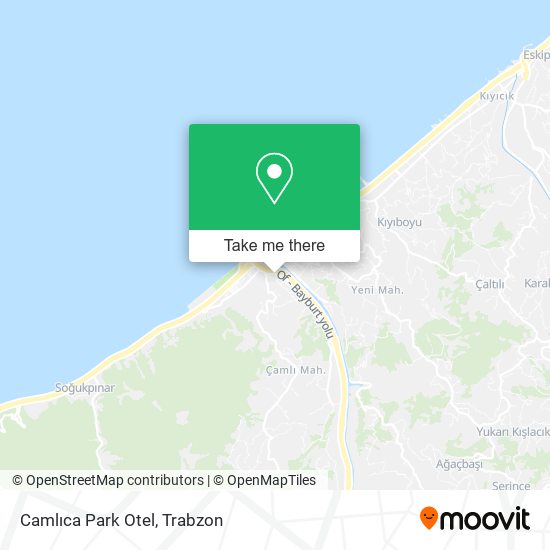 Camlıca Park Otel map