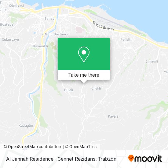 Al Jannah Residence - Cennet Rezidans map