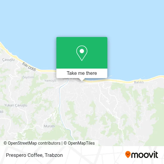 Prespero Coffee map