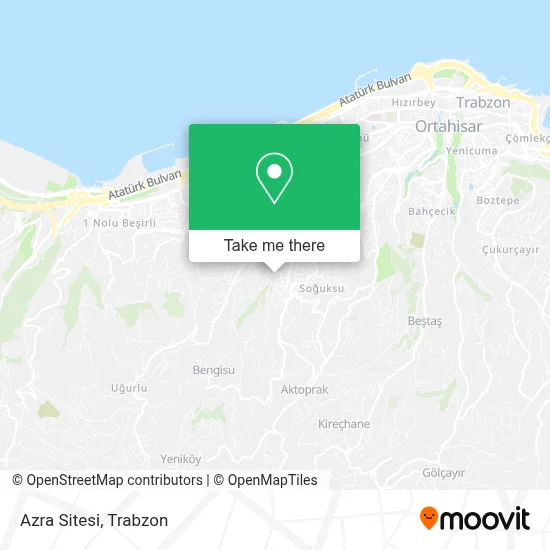 Azra Sitesi map