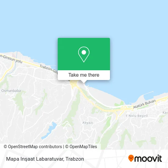 Mapa Inşaat Labaratuvar map