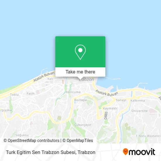 Turk Egitim Sen Trabzon Subesi map
