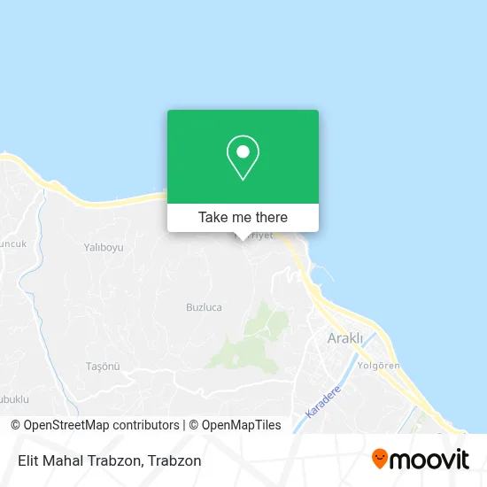 Elit Mahal Trabzon map