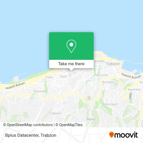 Bplus Datacenter map