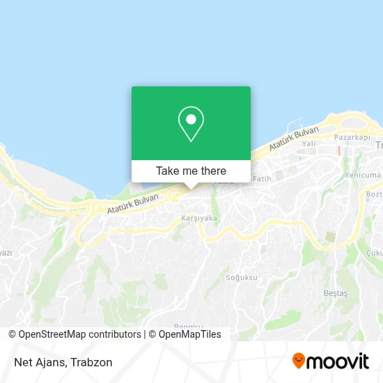 Net Ajans map