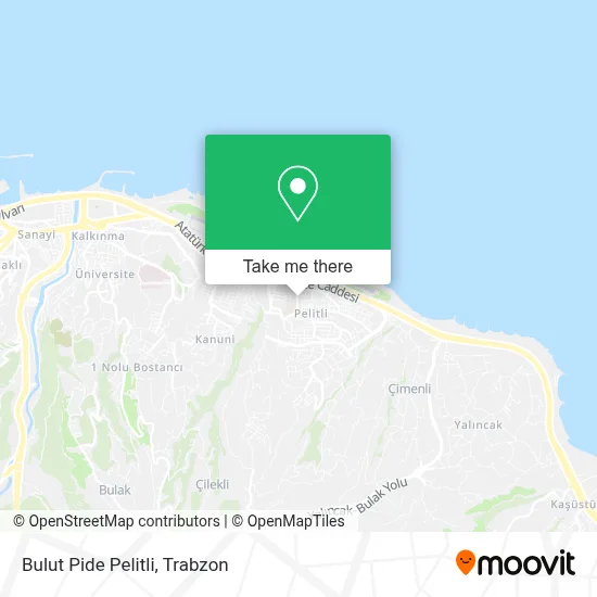Bulut Pide Pelitli map