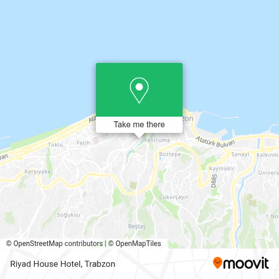 Riyad House Hotel map