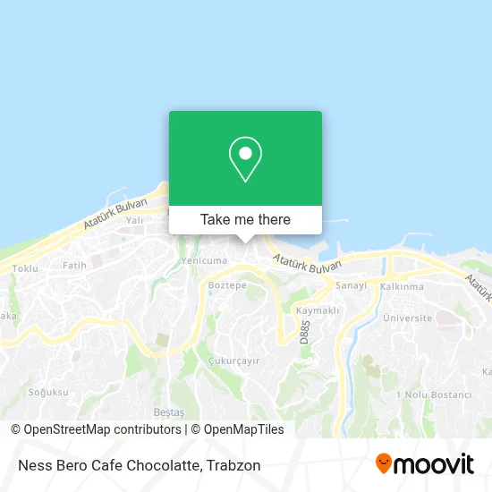 Ness Bero Cafe Chocolatte map