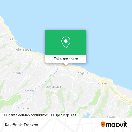 Rektörlük map