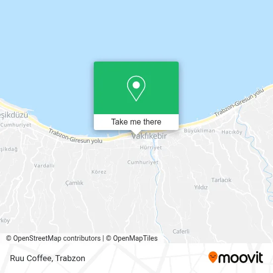 Ruu Coffee map