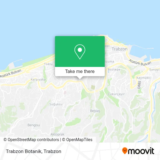 Trabzon Botanik map