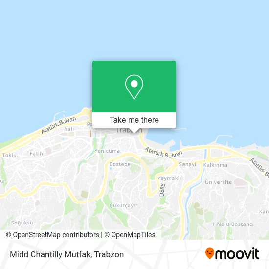 Midd Chantilly Mutfak map