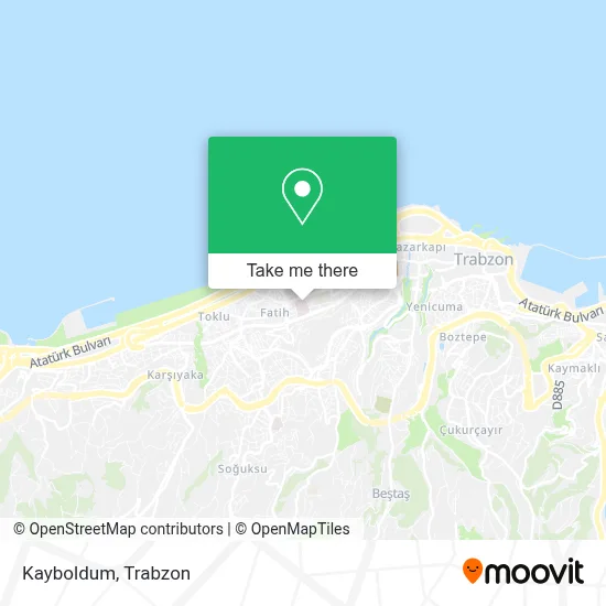 Kayboldum map
