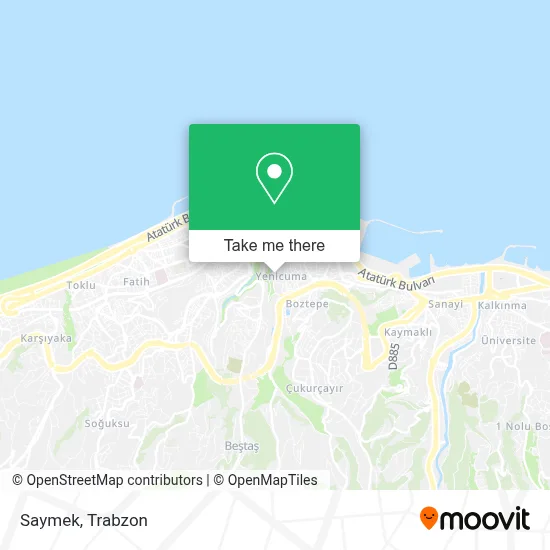 Saymek map