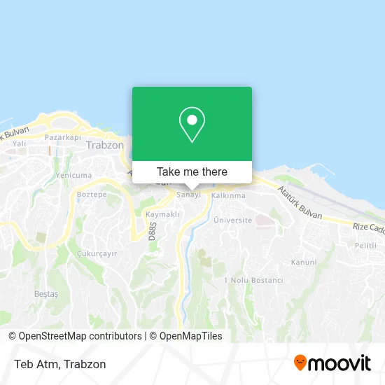 Teb Atm map