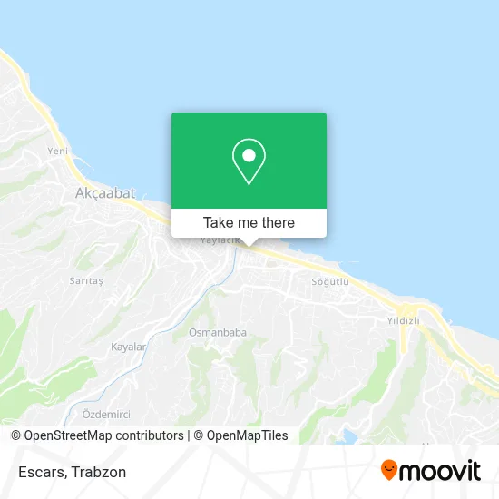 Escars map