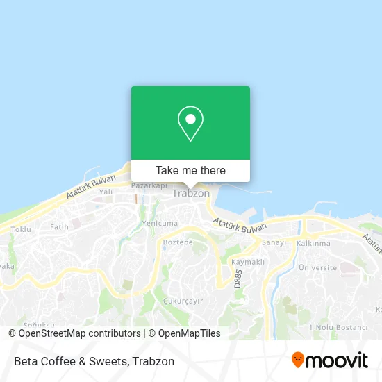 Beta Coffee & Sweets map