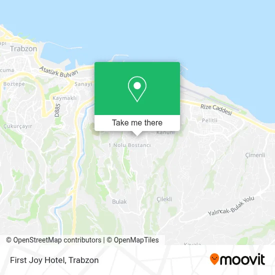 First Joy Hotel map