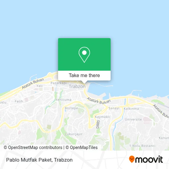 Pablo Mutfak Paket map