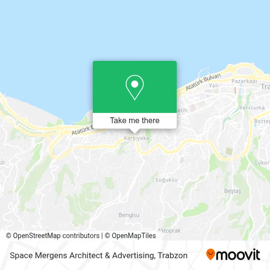 Space Mergens Architect & Advertising map