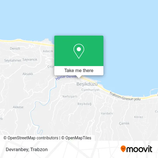 Devranbey map