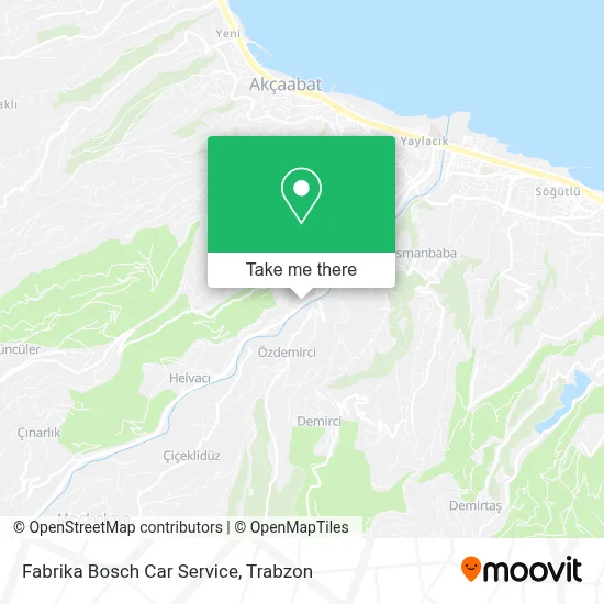 Fabrika Bosch Car Service map