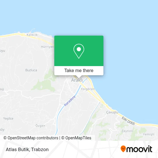 Atlas Butik map