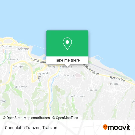 Chocolabs Trabzon map