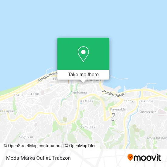 Moda Marka Outlet map