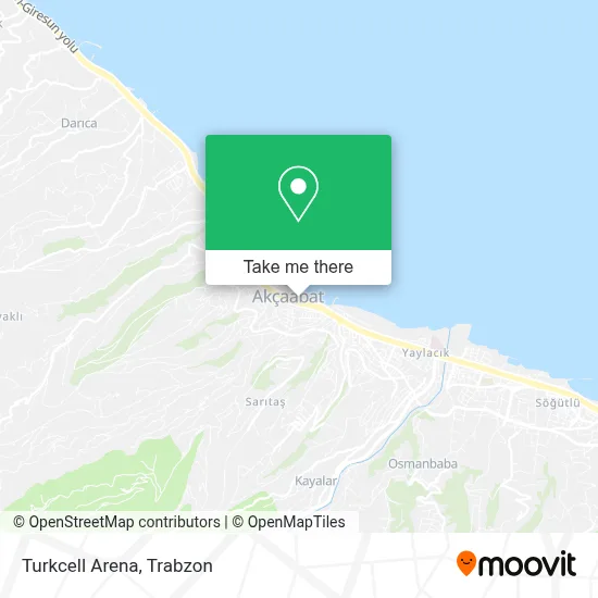 Turkcell Arena map