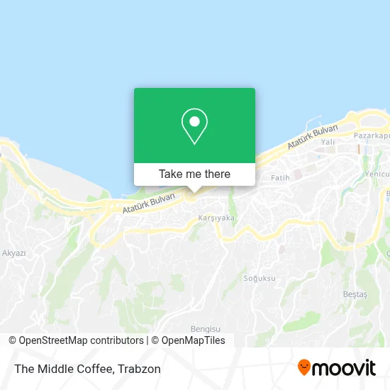 The Middle Coffee map