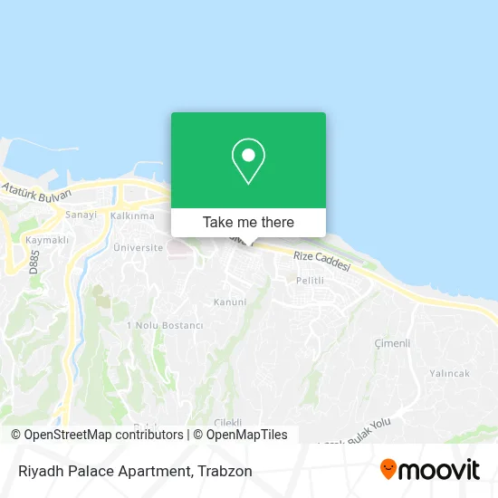 Riyadh Palace Apartment map