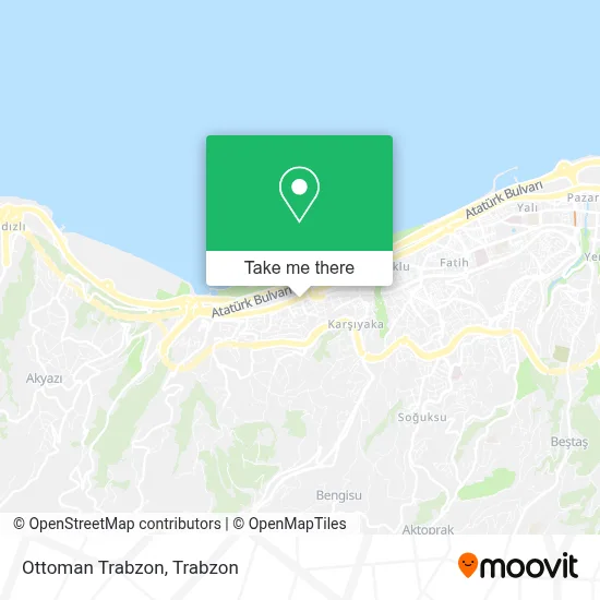 Ottoman Trabzon map