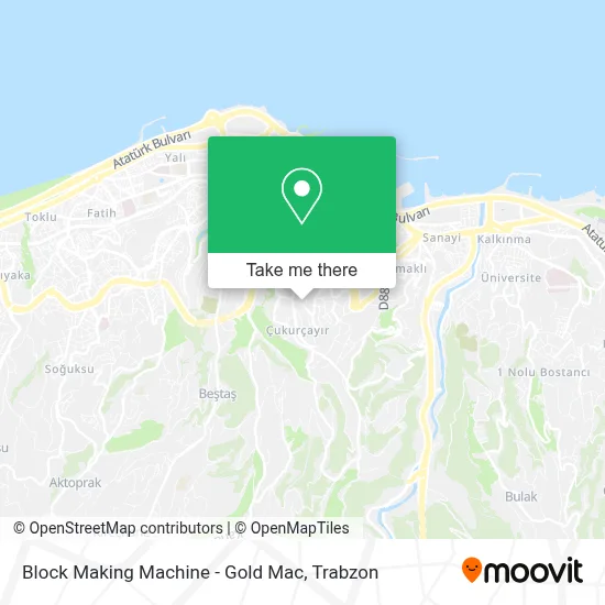 Block Making Machine - Gold Mac map