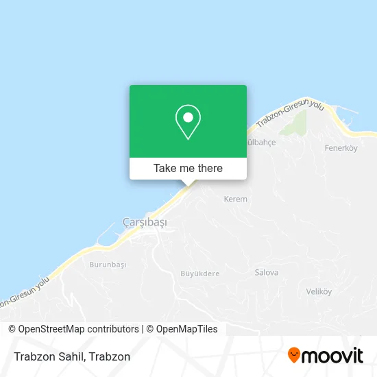 Trabzon Sahil map