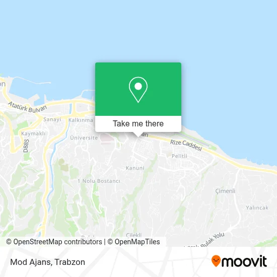 Mod Ajans map