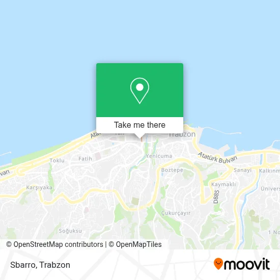 Sbarro map
