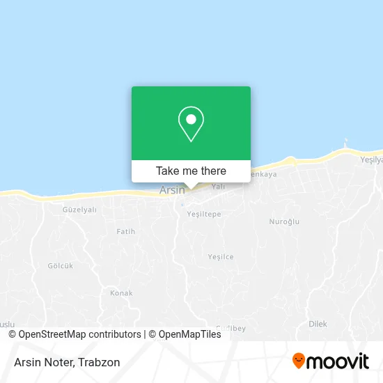 Arsin Noter map