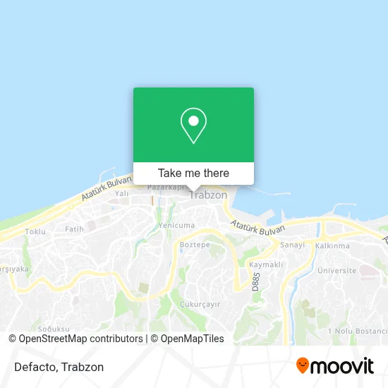 Defacto map