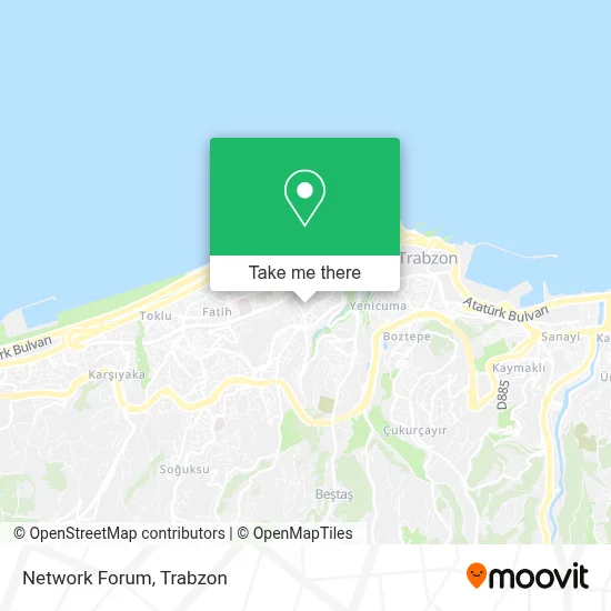 Network Forum map