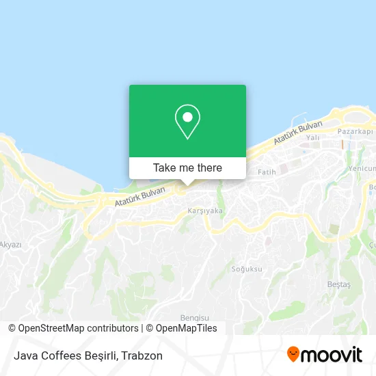 Java Coffees Beşirli map