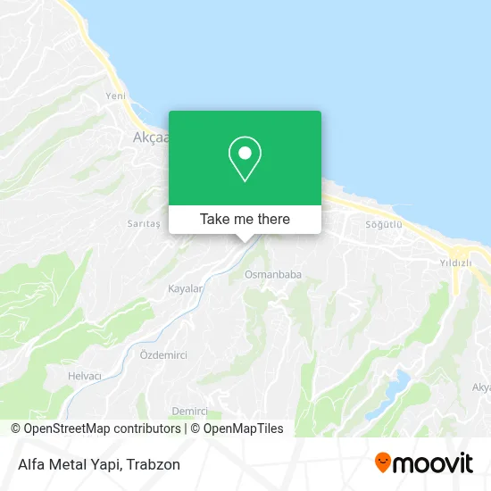 Alfa Metal Yapi map