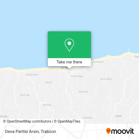 Deva Partisi Arsin map
