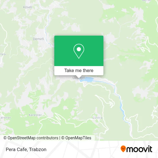 Pera Cafe map