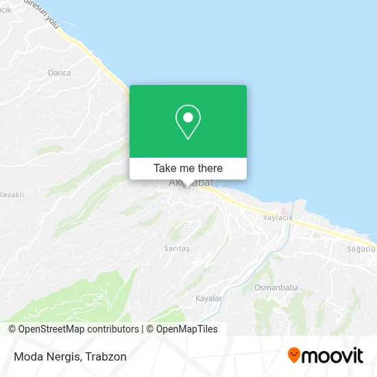 Moda Nergis map
